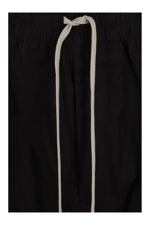 Pantaloni sportivi crop in cotone nero RICK OWENS | RU01E5381P09